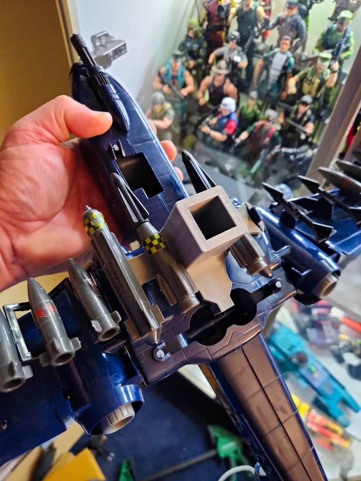 3d Printed Vintage Gi joe Cobra Rattler Wall Display