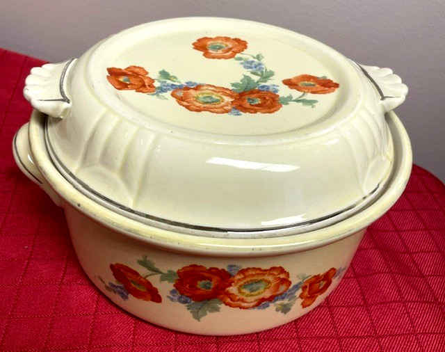 Hall\'s Pottery Orange Poppy Radiance 8\