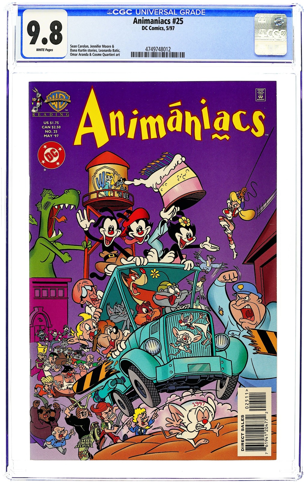 Animaniacs #25 CGC 9.8 1997 4749748012