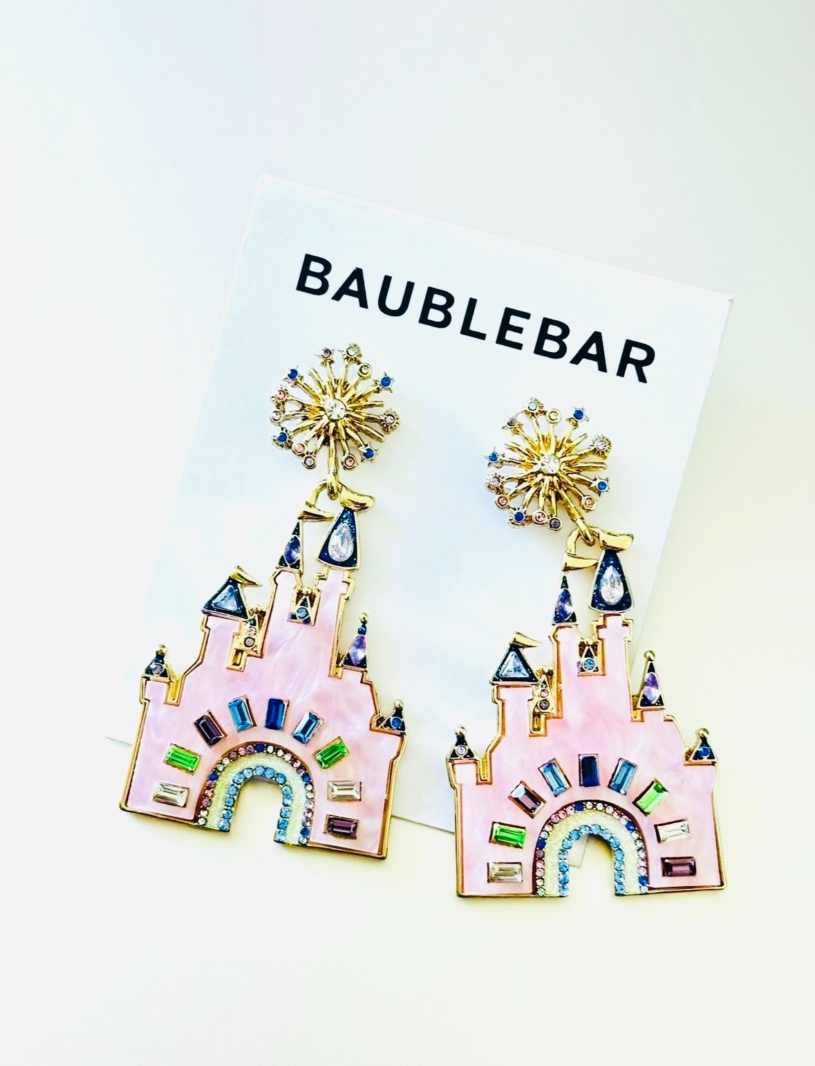 NEW Disney Parks Collection x Baublebar Earrings Cinderella Castle WDW 50th NEW Disney Parks Collection x Baublebar Earrings Cinderella Castle WDW 50th