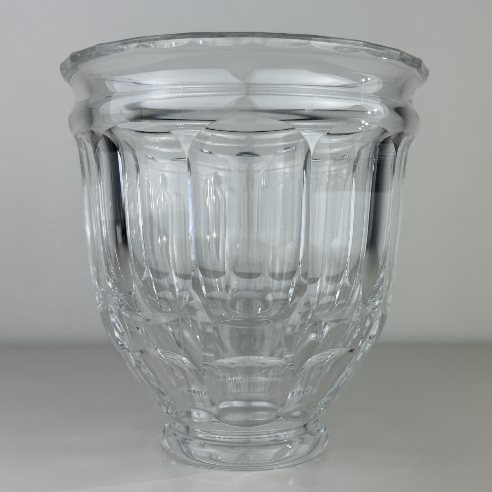 Rare Antique? BACCARAT HARCOURT CRYSTAL Heavy VASE / Cachepot / Ice Bucket 7