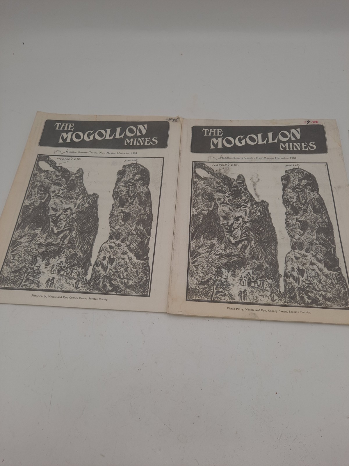Lot 2 The Mogollon Mines 1909 Reprint Bravo Press 1983 New Mexico Mining History