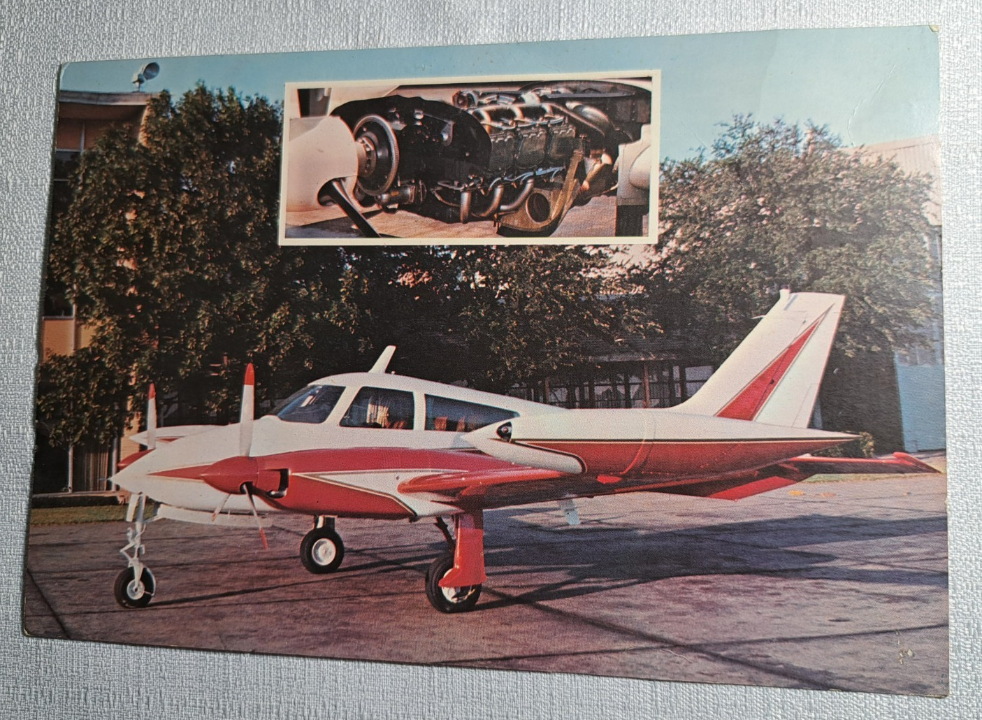 The Riley Turbostream Corporation 310 Cessna Postcard Transparencies Waco Texas