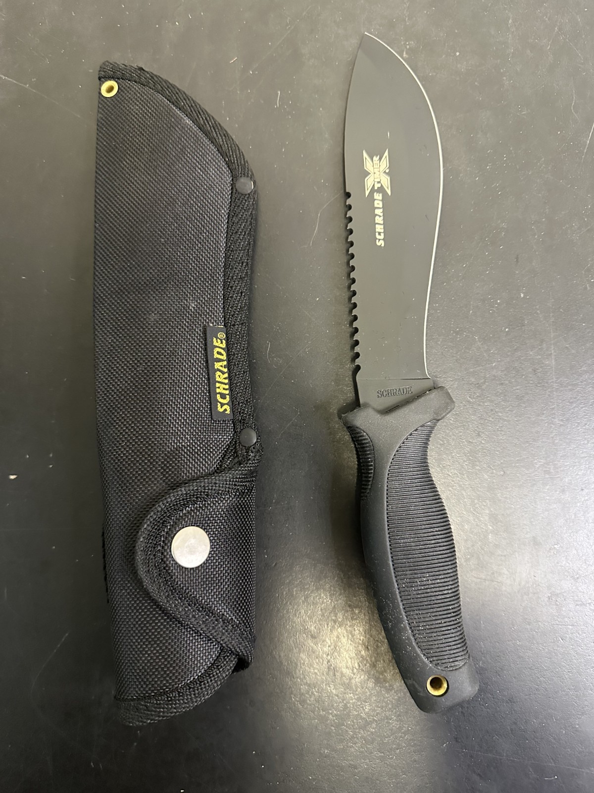 Schrade X-Timer Extreme Camp Knife (Model XT1B) 6.75\