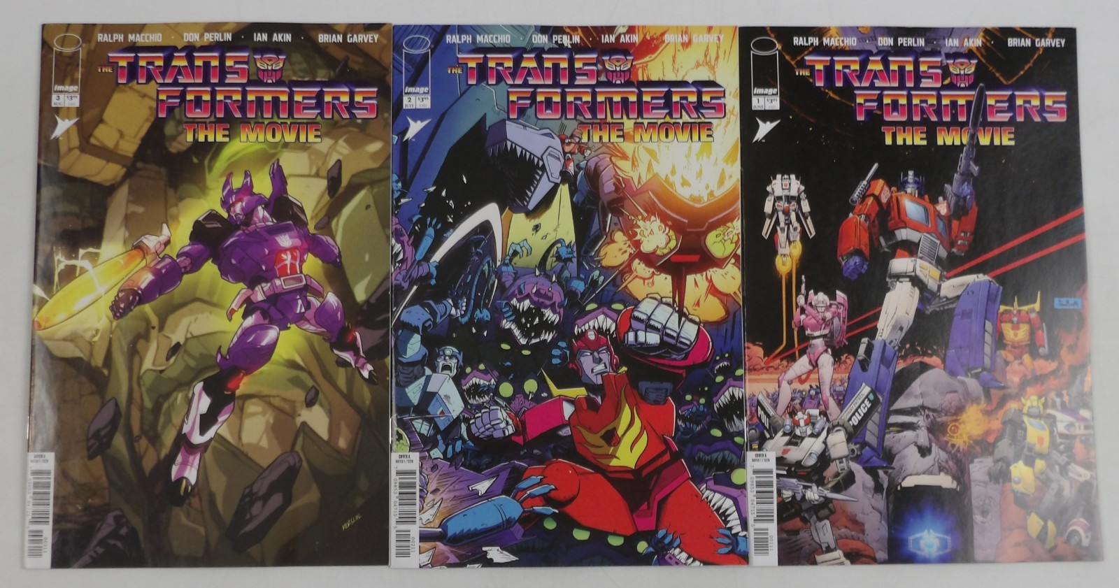 Transformers: The Movie 40th Anniversary Edition #1-3 VF/NM complete series Transformers: The Movie 40th Anniversary Edition #1-3 VF/NM complete series