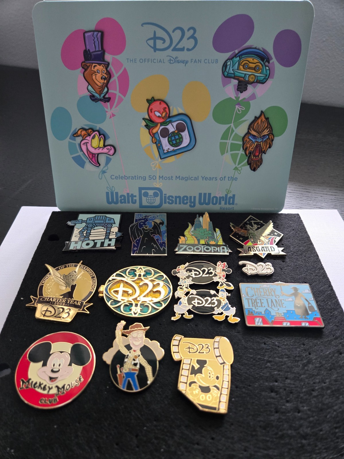 Disney 2009-2021 D23 Member Pin Lot - includes 18 pins, 5 LE (see description) Disney 2009-2021 D23 Member Pin Lot - includes 18 pins, 5 LE (see description)