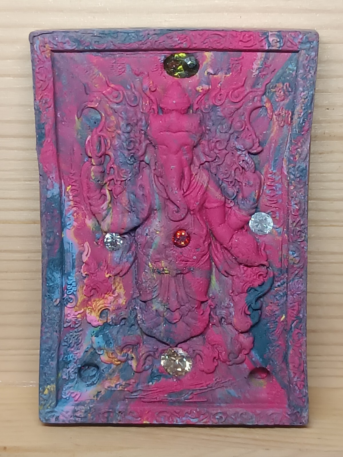 GENUINE KRUBA KRISSANA PHRA PIKANET GANESHA MONEY WEALTH  PROTECTION AMULET