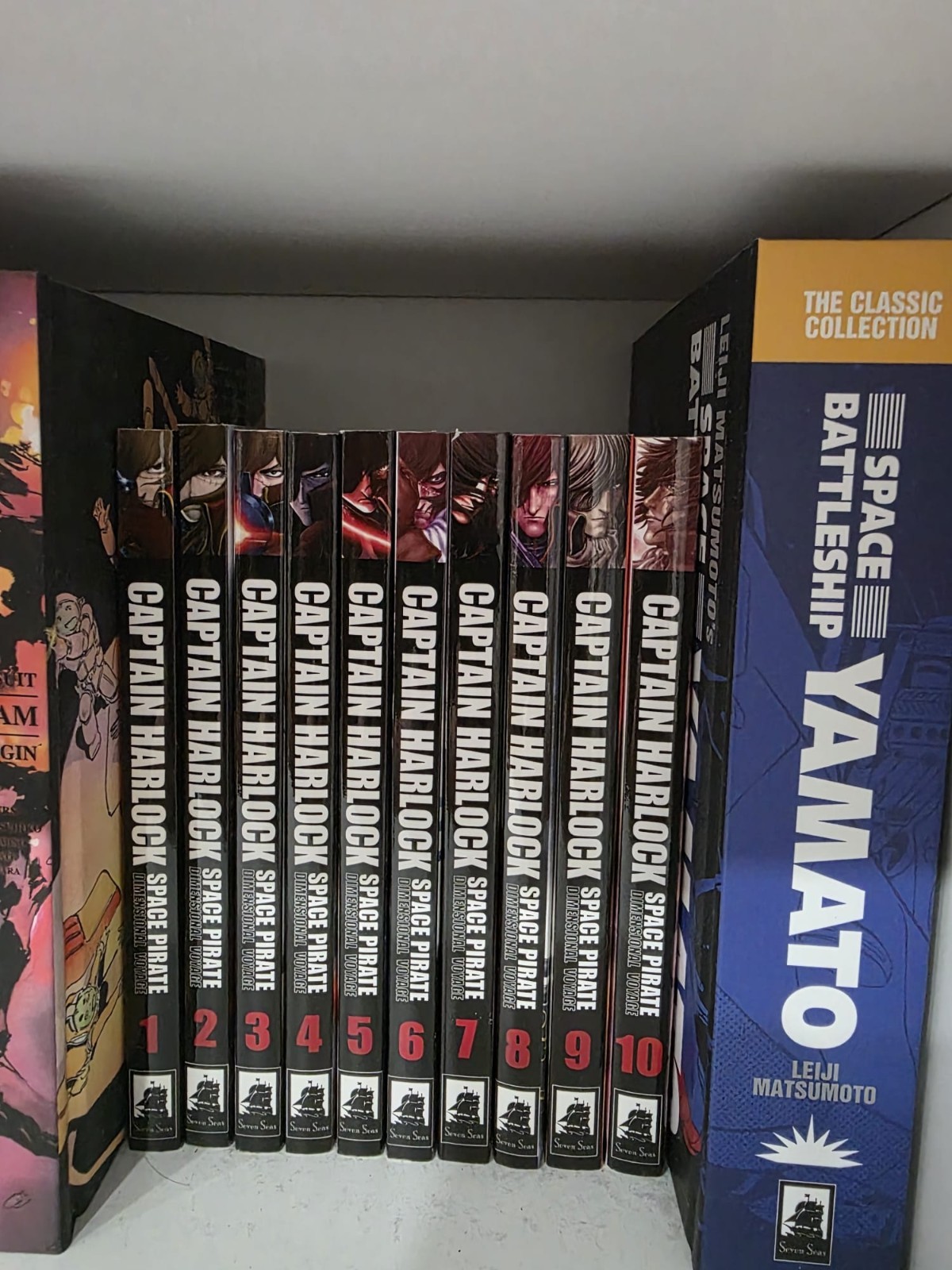 Captain harlock 1-3 + Space Pirate 1-10 + battale Ship Yamato + Star Blazers 1-2