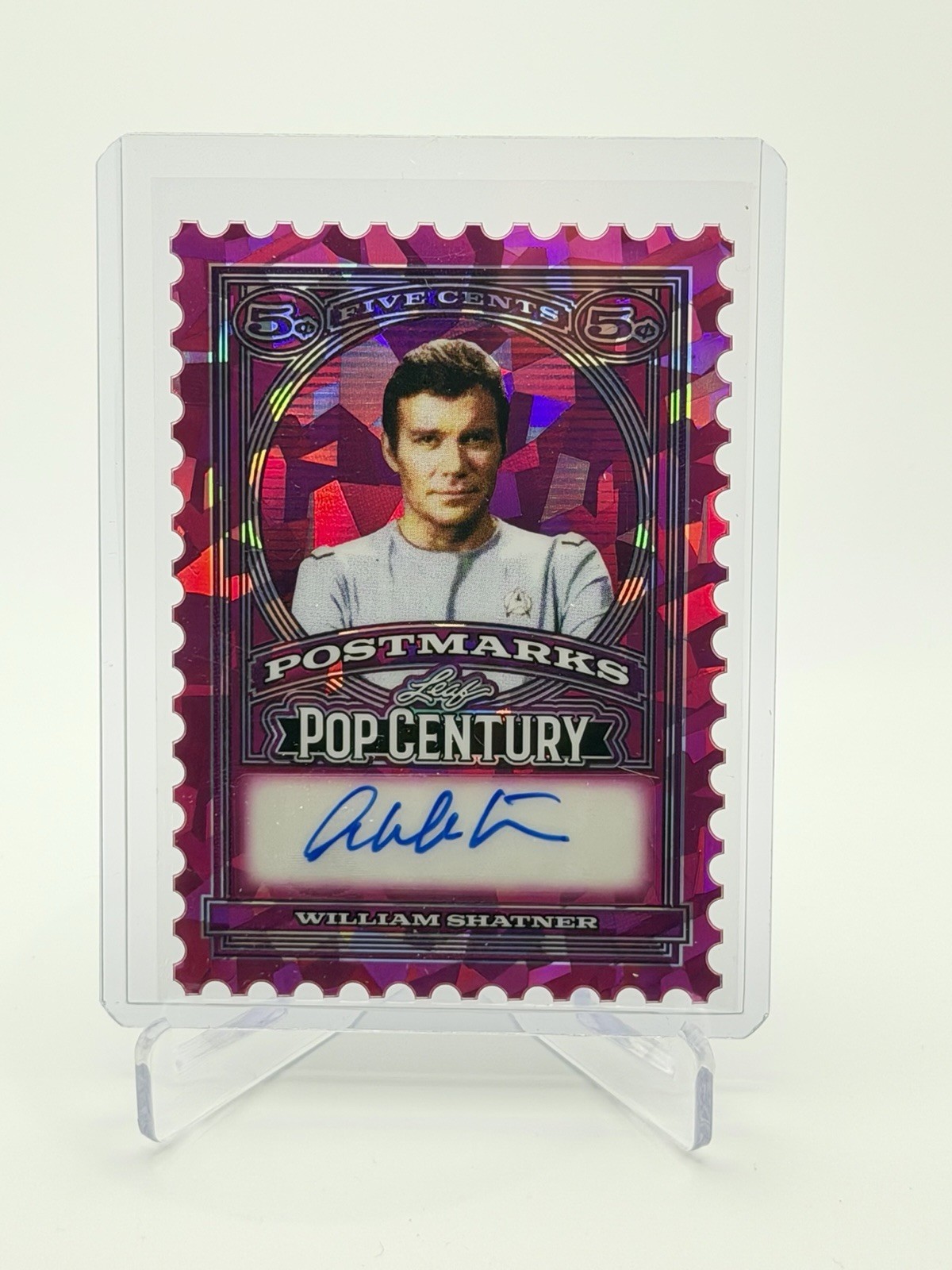 2026 Leaf Pop Century Postmarks William Shatner Auto /6