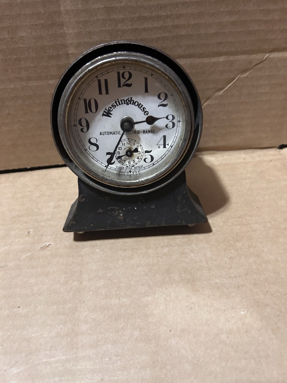 Antique 1920'S Westinghouse Automatic Electric Range Clock Antique 1920'S Westinghouse Automatic Electric Range Clock