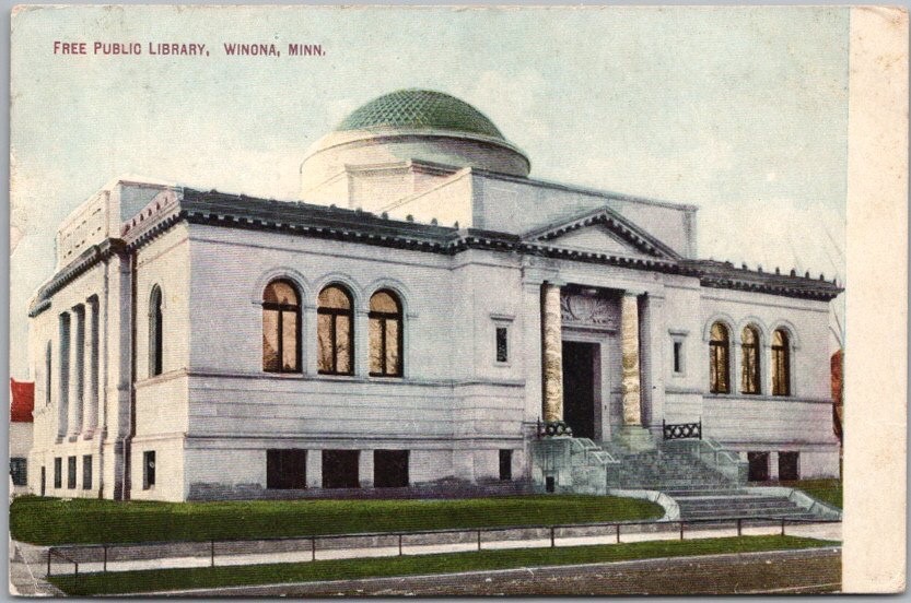 Vintage WINONA, Minnesota Postcard \