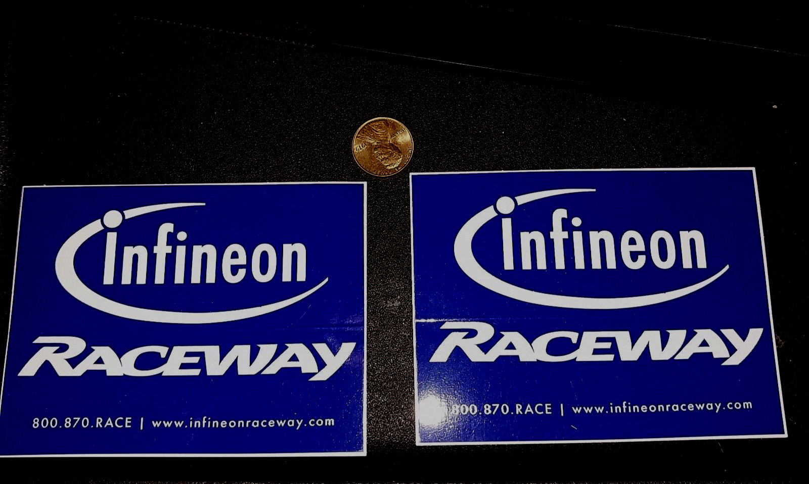 X2 INFINEON-RACEWAY- Sticker Decal  ORIGINAL old stock