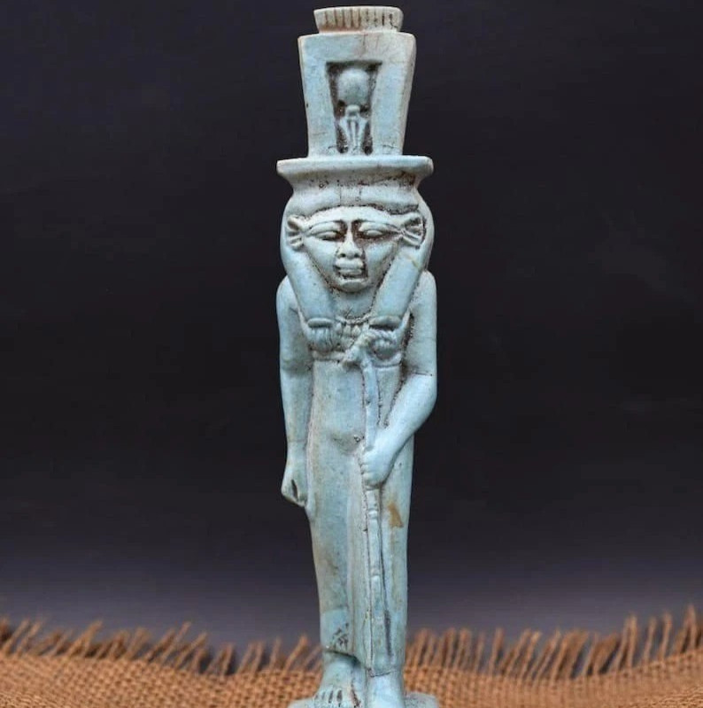 Egyptian Artifacts Rare Authentic Pharaonic Statue Egyptian Goddess Hathor BC