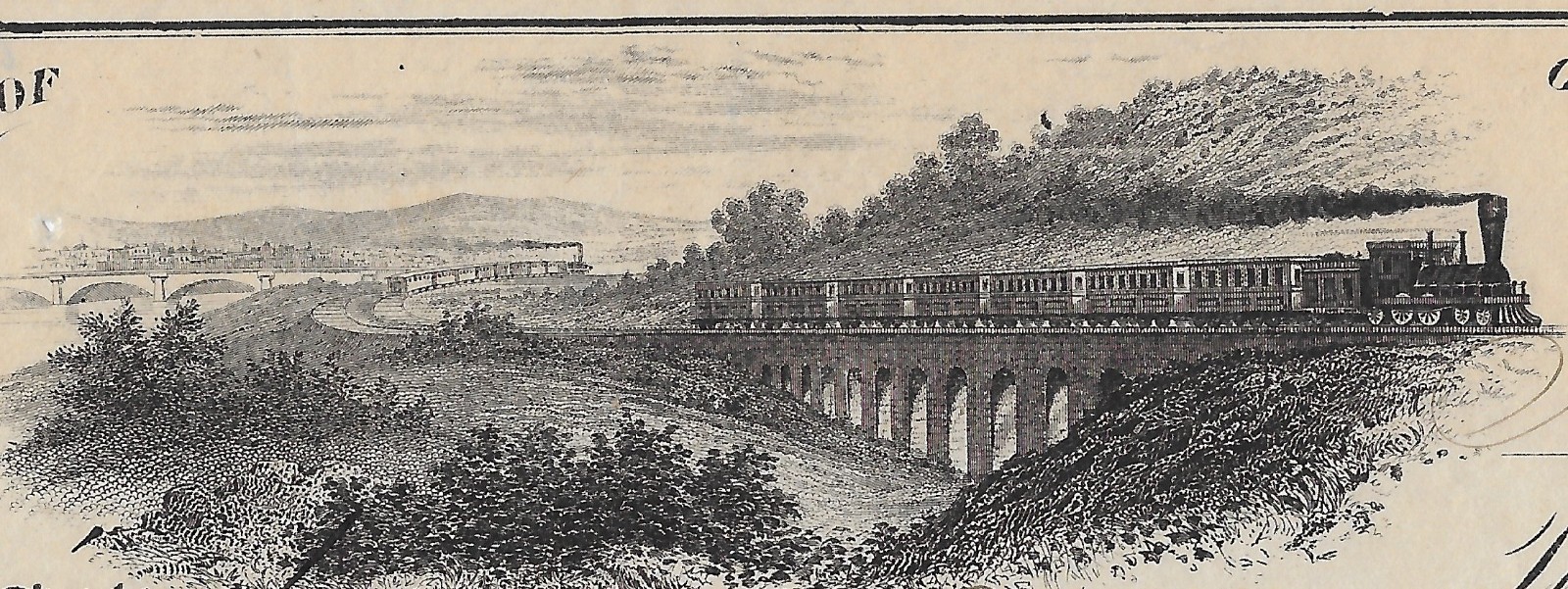YEAR 1885 SOUTH WESTERN RAIL ROAD * ORIGINAL HISTORICAL VINTAGE ACTION 