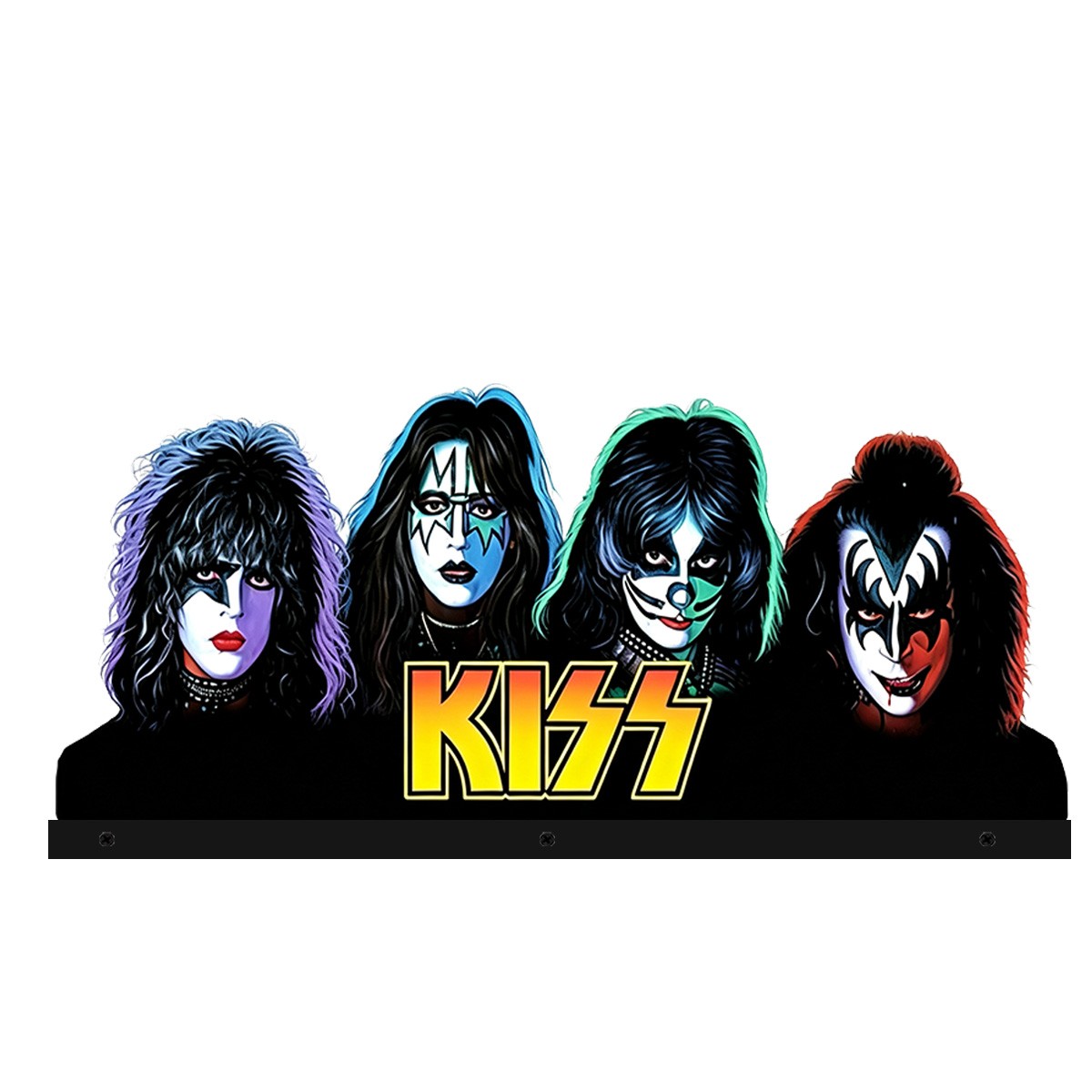 Kiss Pinball Topper Acrylic Led RGB Topper for Pinball Machine Arcade Decor