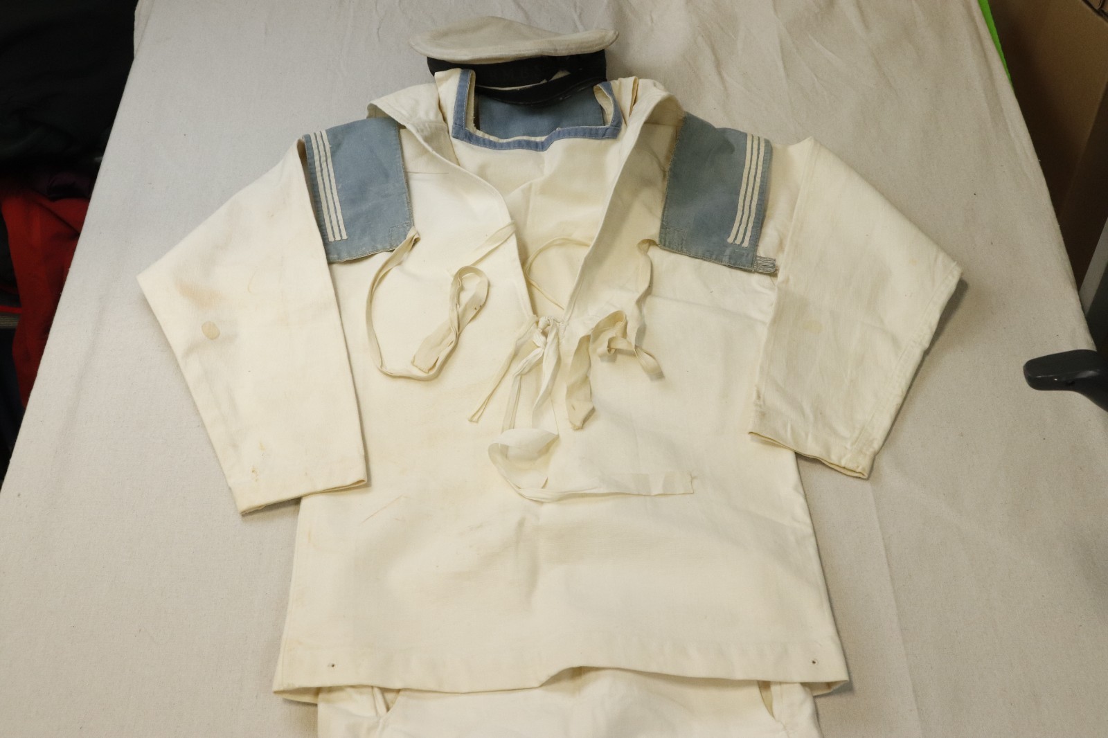 40s WWII Royal Canadian Navy RCNVR Sailor Uniform Set H.M.C.S. Army USN with HAT