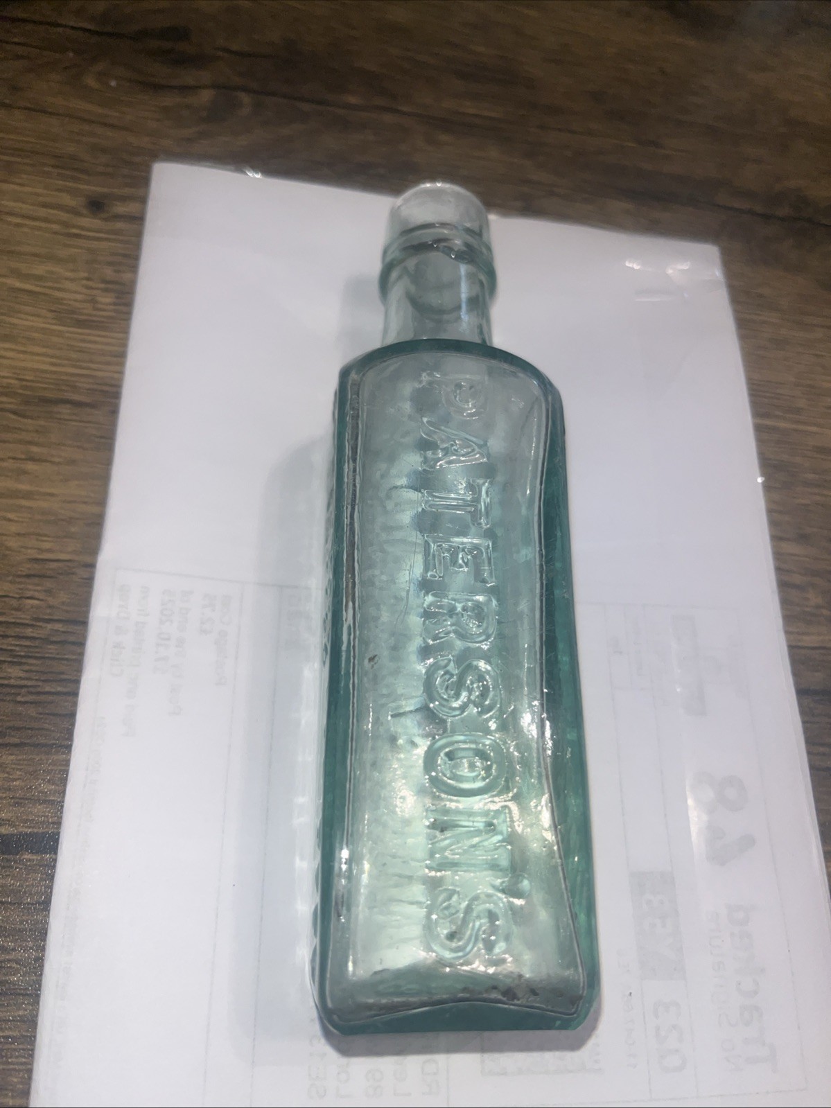 Antique PATERSON’S CAMP COFFEE & CHICORY Bottle