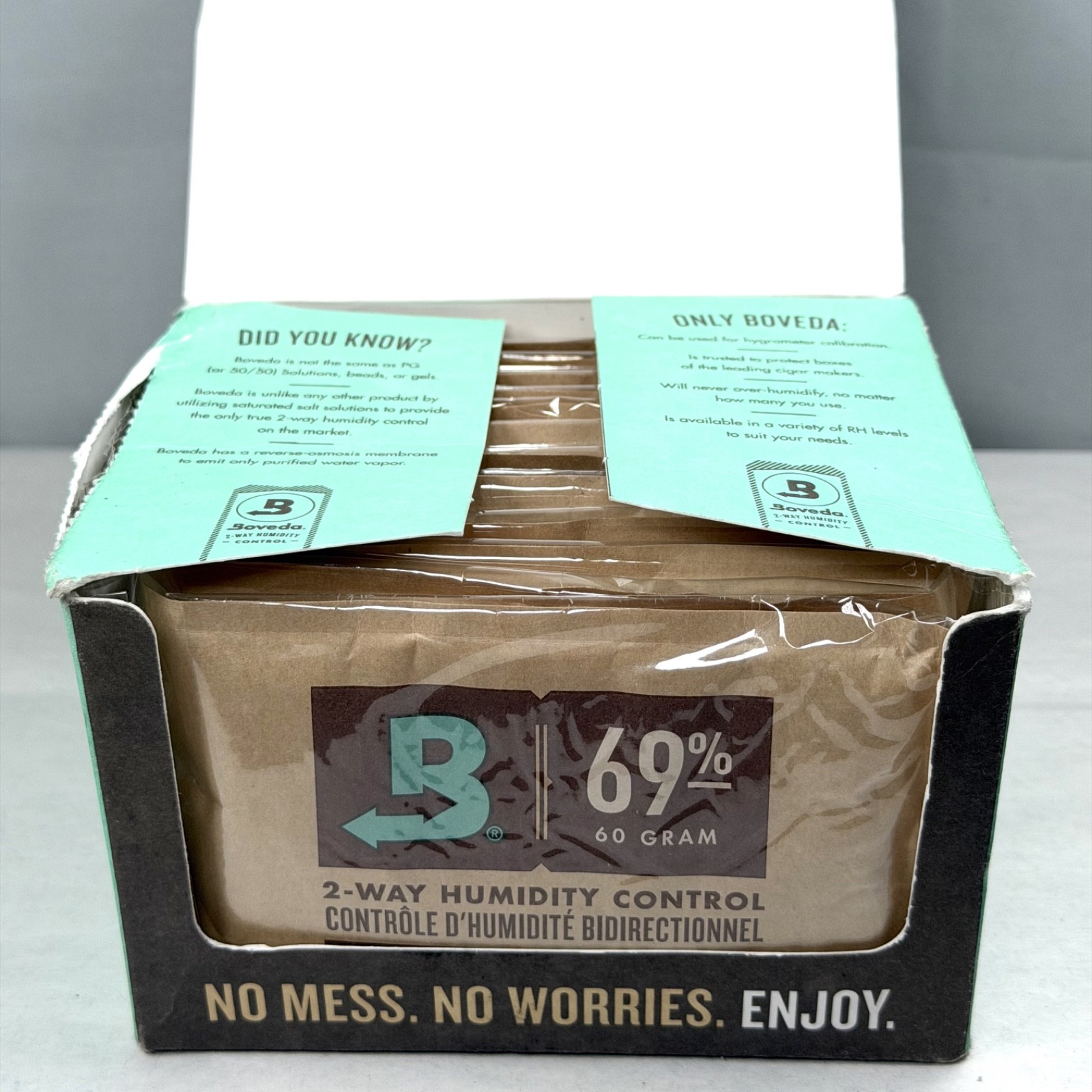 Boveda 69% Two-Way Humidity Control Packs Size 60 – 20 Pack / New