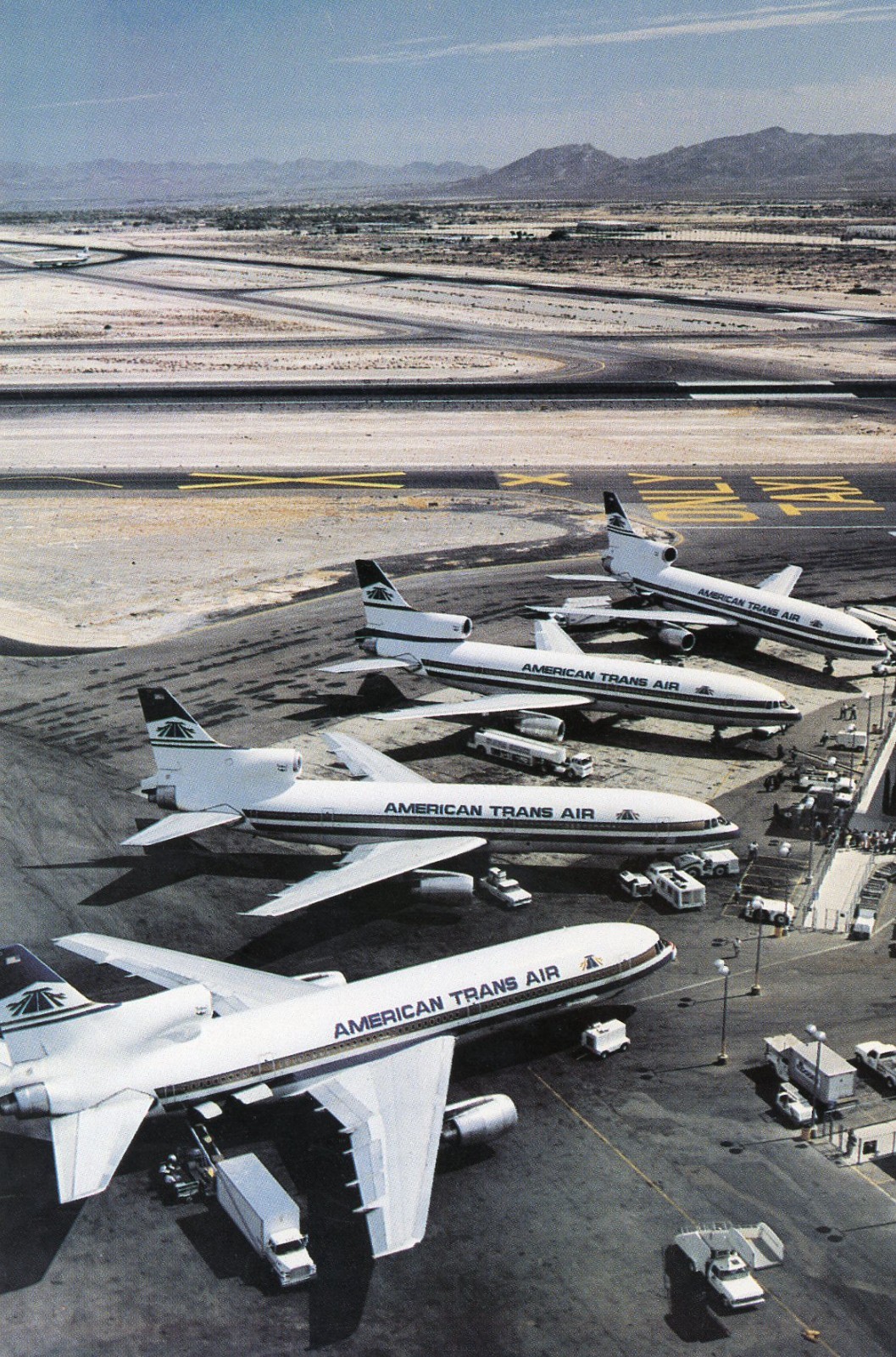 ATA  AMERICAN  TRANS  AIR   AIRLINES  L-1011  AIRPORT / AIRLINE ISSUE # 5
