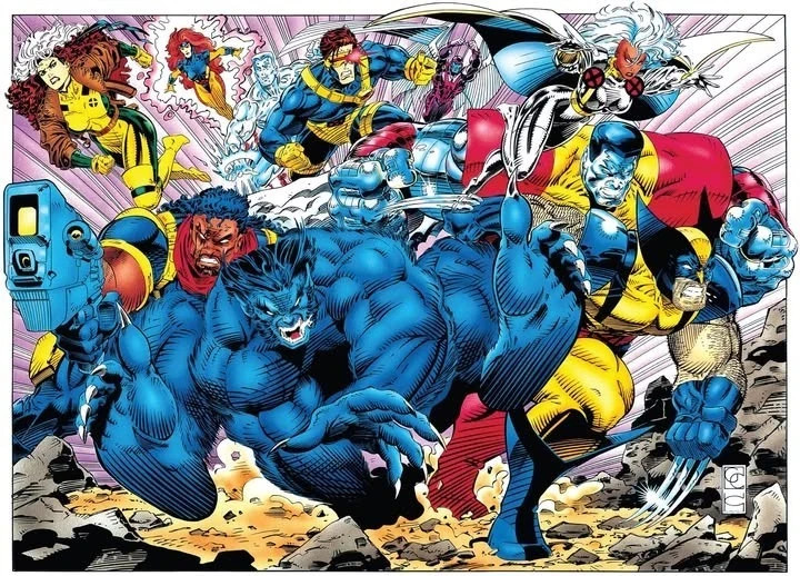 SEALED NEW 22x34 vintage poster X-MEN Greg Capullo Marvel Press #162 1994
