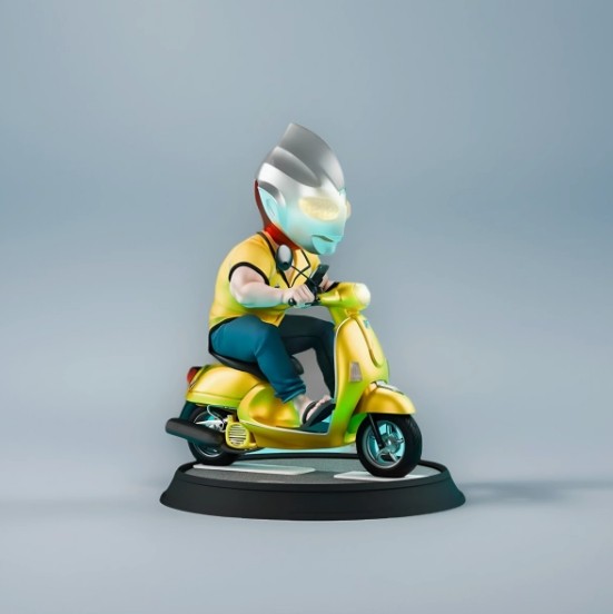 Fat boy Studio Ultraman Tiga Resin Statue Pre-order 16x15x13.5cm