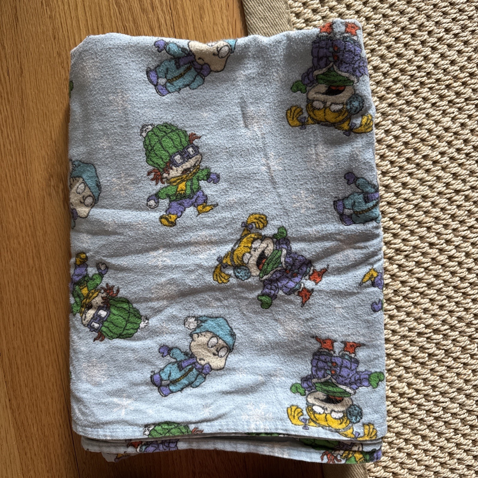 Vintage Franco 1998 Rugrats Twin Flannel Sheet Flat Chuckie Angelica Tommy Snow Vintage Franco 1998 Rugrats Twin Flannel Sheet Flat Chuckie Angelica Tommy Snow