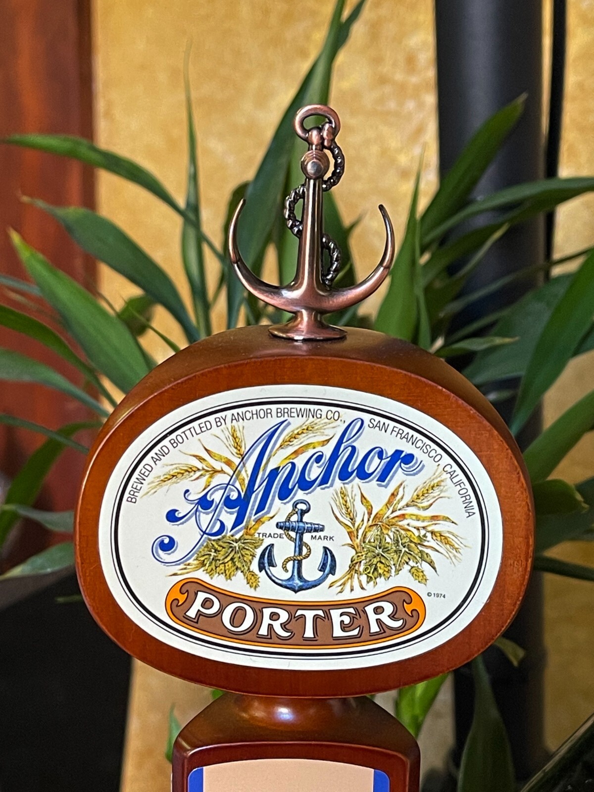 ANCHOR STEAM BREWING Porter Tap Handle - LIMITED EDITION - BRAND NEW IN BOX +