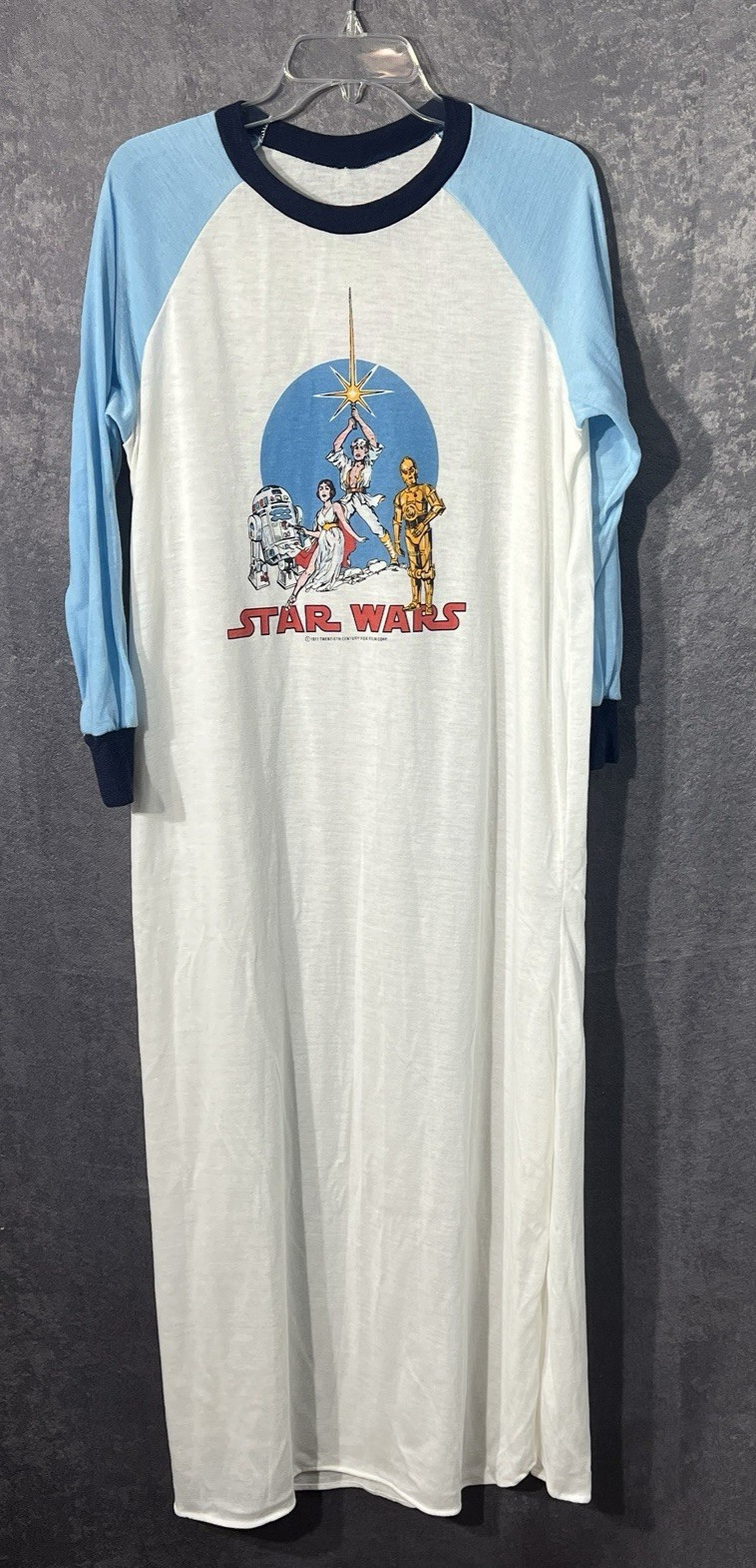 1977 Star Wars Womens Nightshirt Sleepwear Size Large TRUE VINTAGE AUTHENTIC