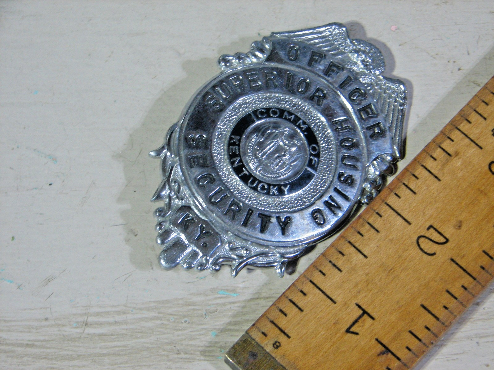 Obsolete Vintage Superior Housing Security Kentucky Badge Obsolete Vintage Superior Housing Security Kentucky Badge