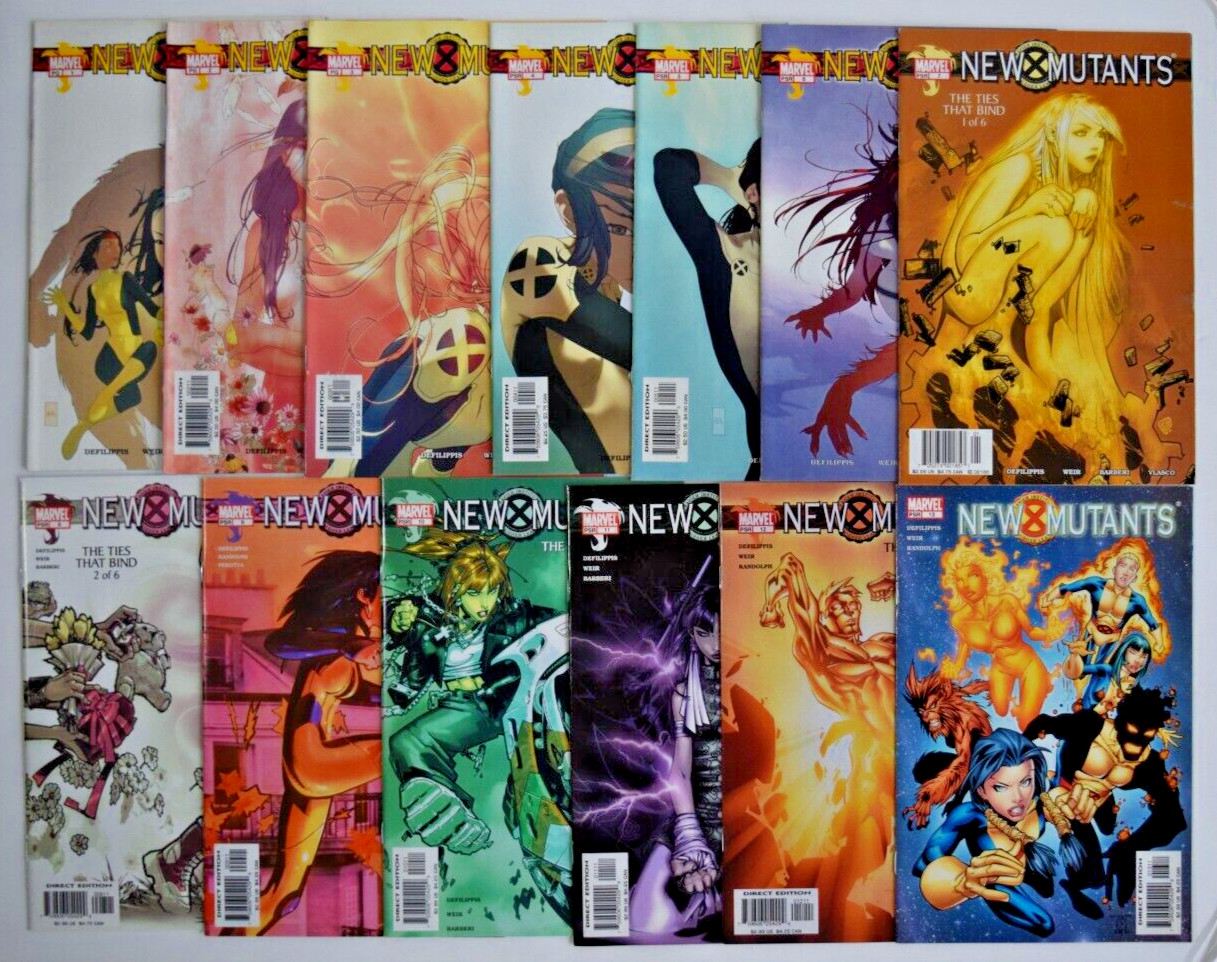 NEW MUTANTS (2003) 13 ISSUE COMPLETE SET #1-13 MARVEL COMICS