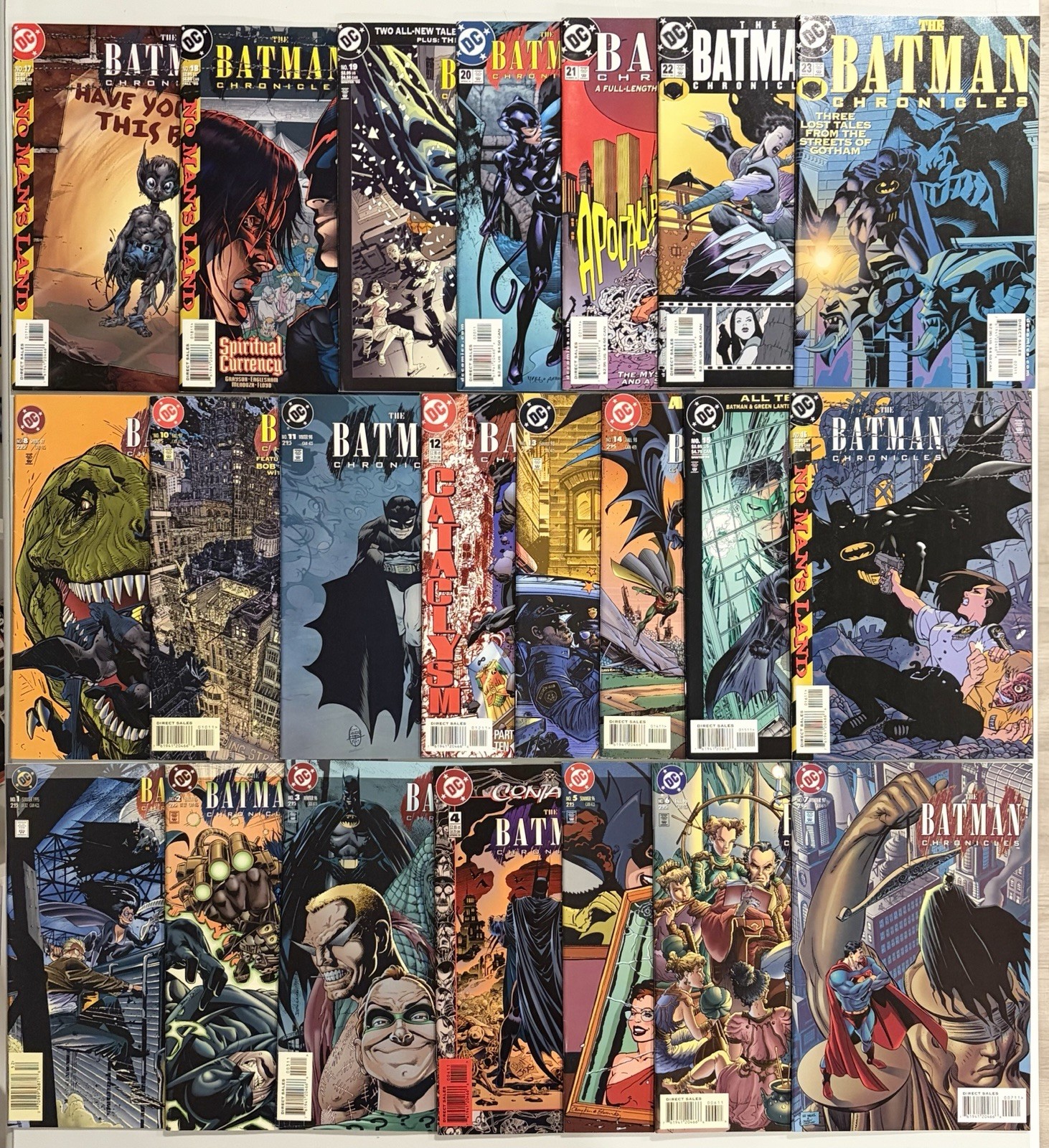 Batman Chronicles 1-23 (missing #9) - 22 Issues Near Complete VF+/NM DC Comics