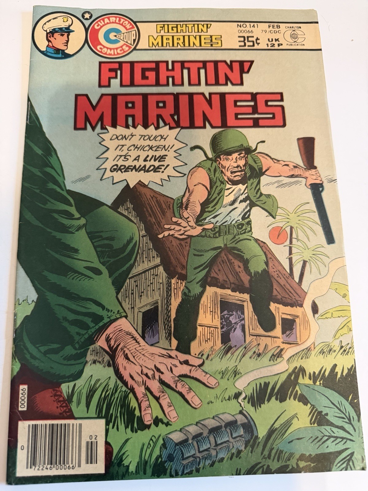 Charlton Fightin Marines Late-Run 4-Book Lot 35c-40c Vintage War
