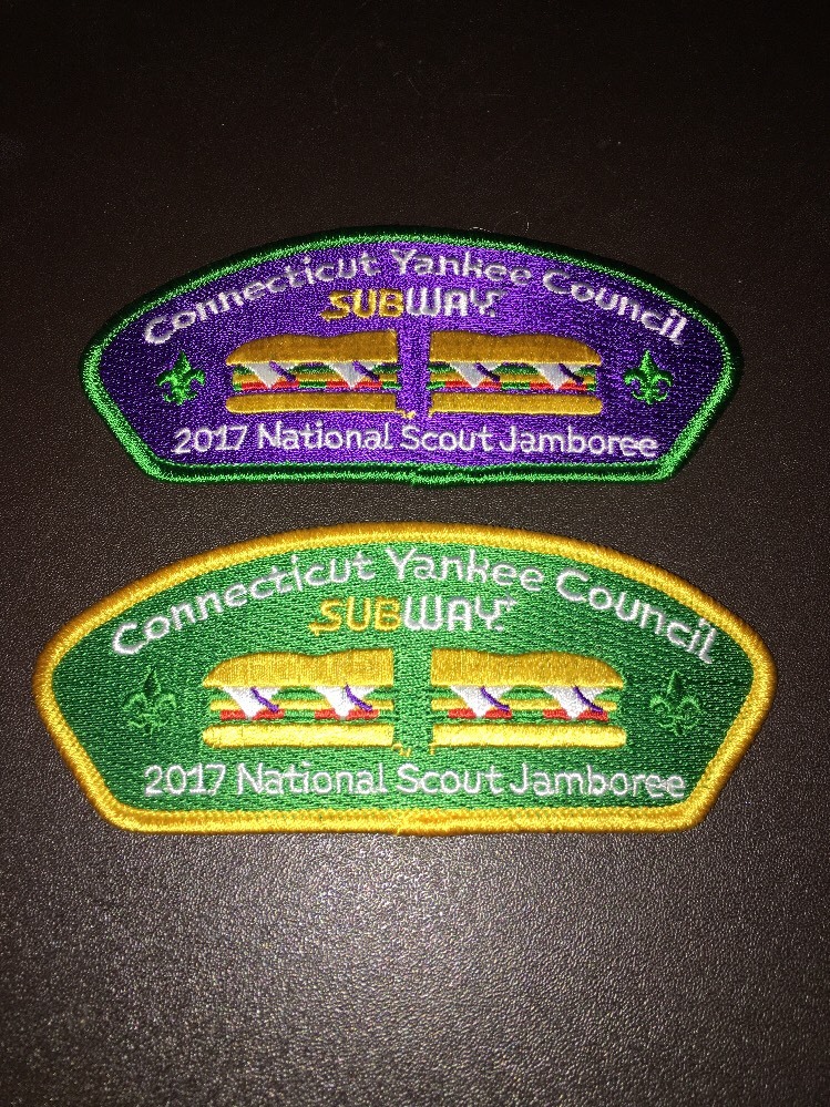 2017 Jamboree Connecticut Yankee Council SUBWAY TRADER SET