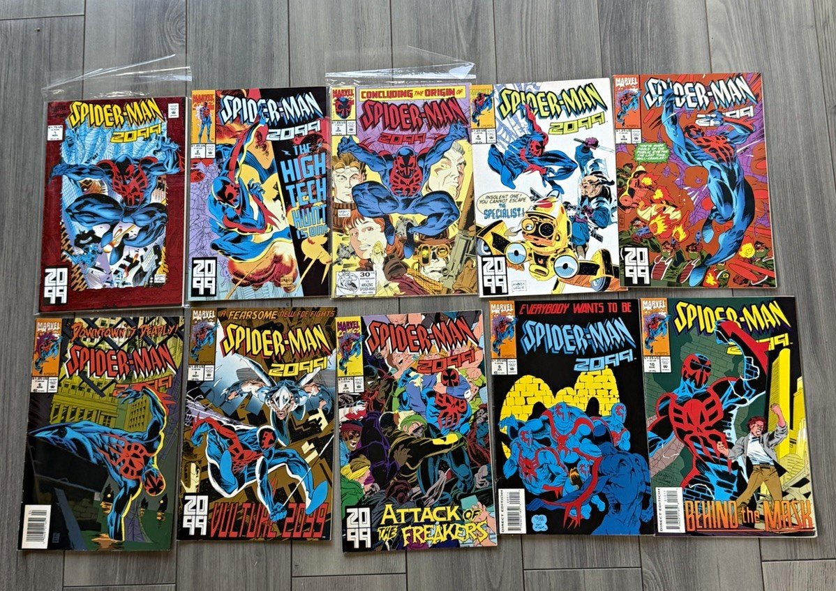 Marvel Comics Spider-Man 2099 Direct Edition Comic Book Lot 1993