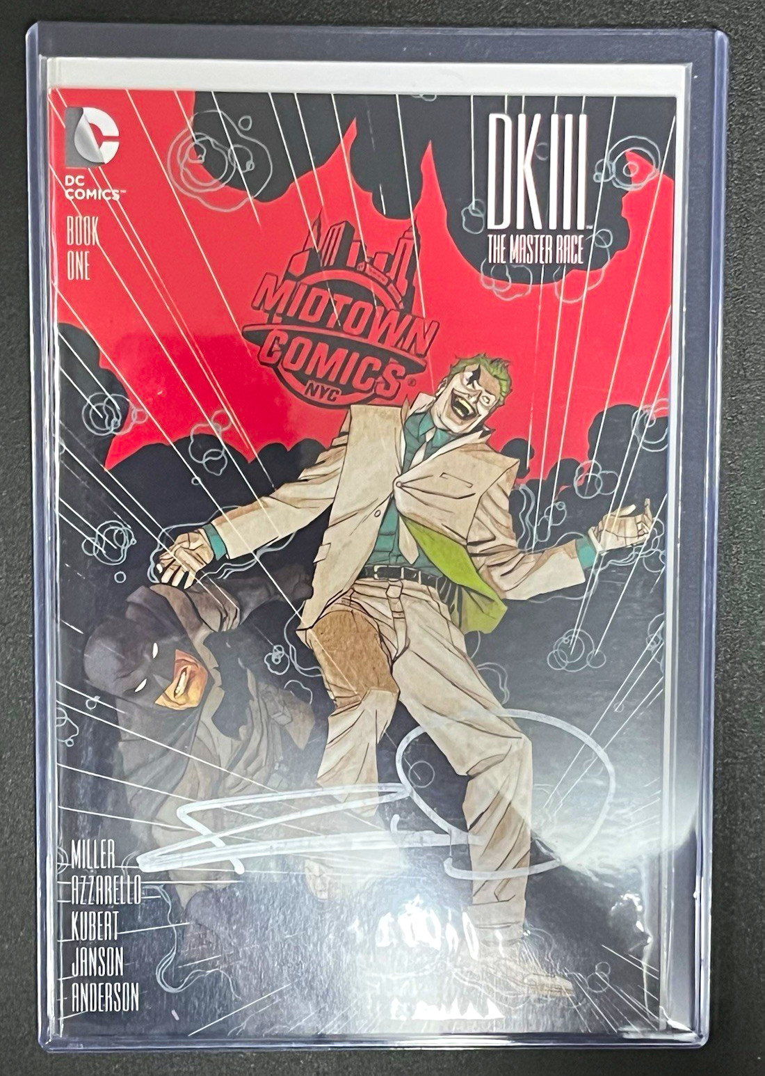 DC DKIII: The Master Race (2016) Midtown Variant Signed by Frank Miller with COA
