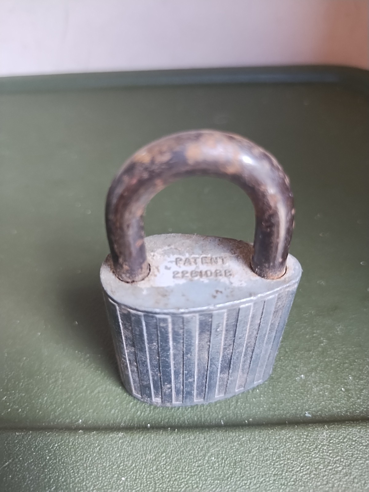 EAGLE LOCK CO Padlock Brass Original Made in USA No Keys 