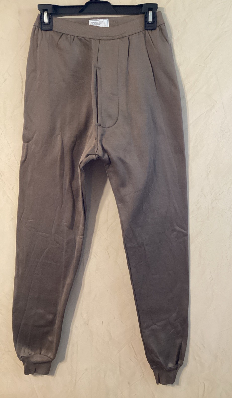 New USGI Polypro Cold Weather Drawers Pants ECWCS Thermal Army Brown - SMALL