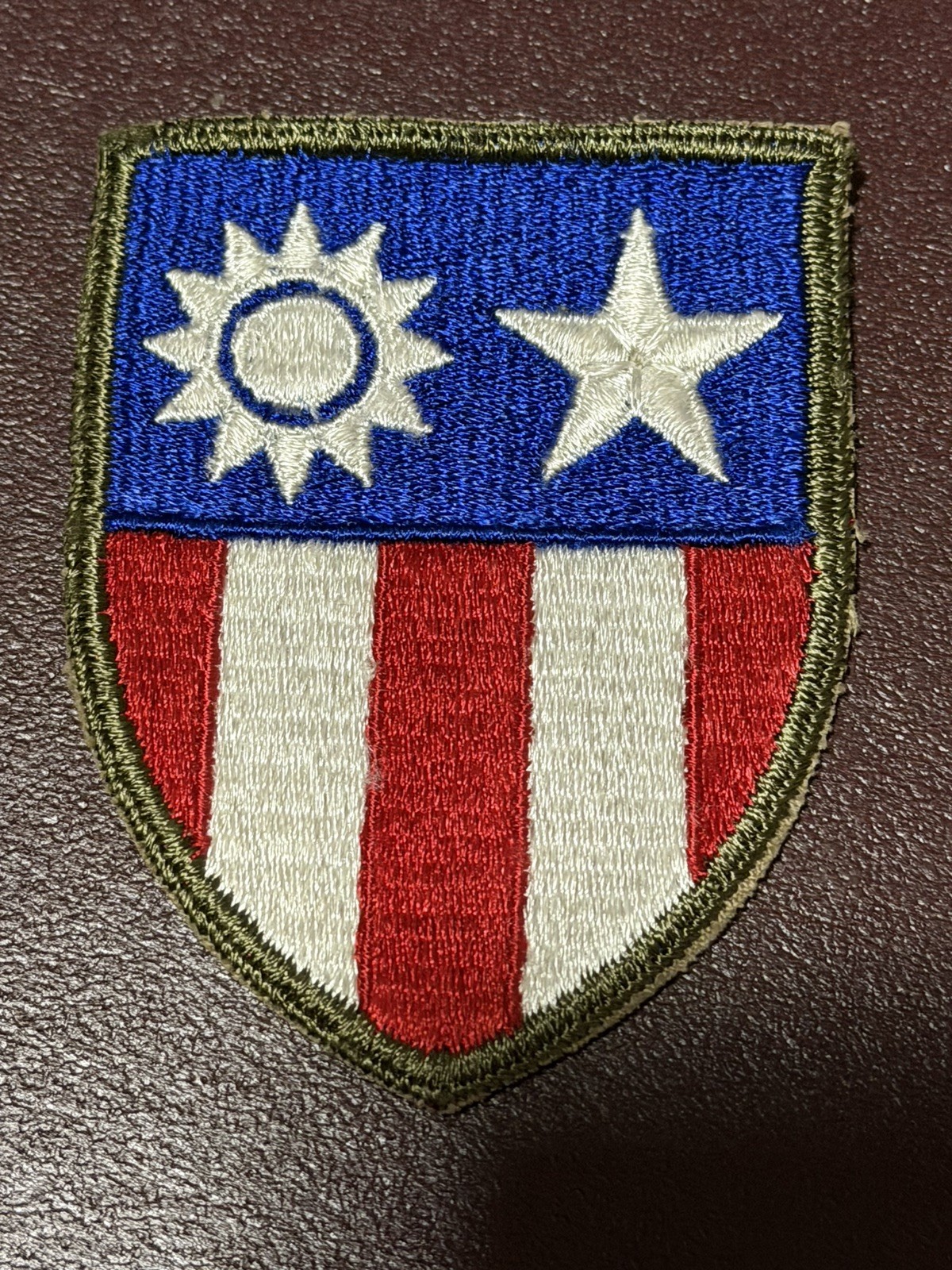 WWII US ARMY CBI UNIFORM PATCH ORIGINAL CHINA BURMA INDIA Theater WWII US ARMY CBI UNIFORM PATCH ORIGINAL CHINA BURMA INDIA Theater