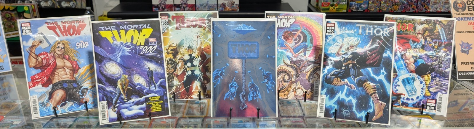 Thor #800 marvel (7 book variant set) 50% OFF foil