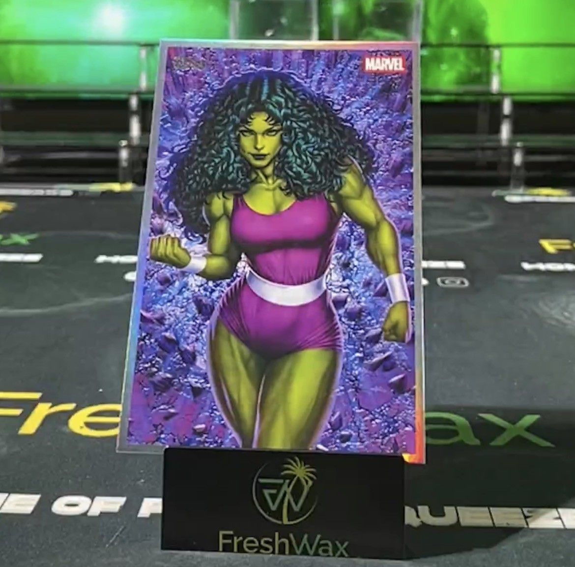 2026 Topps Marvel Vault She-Hulk Box Topper Originals Art Card Ariel Diaz