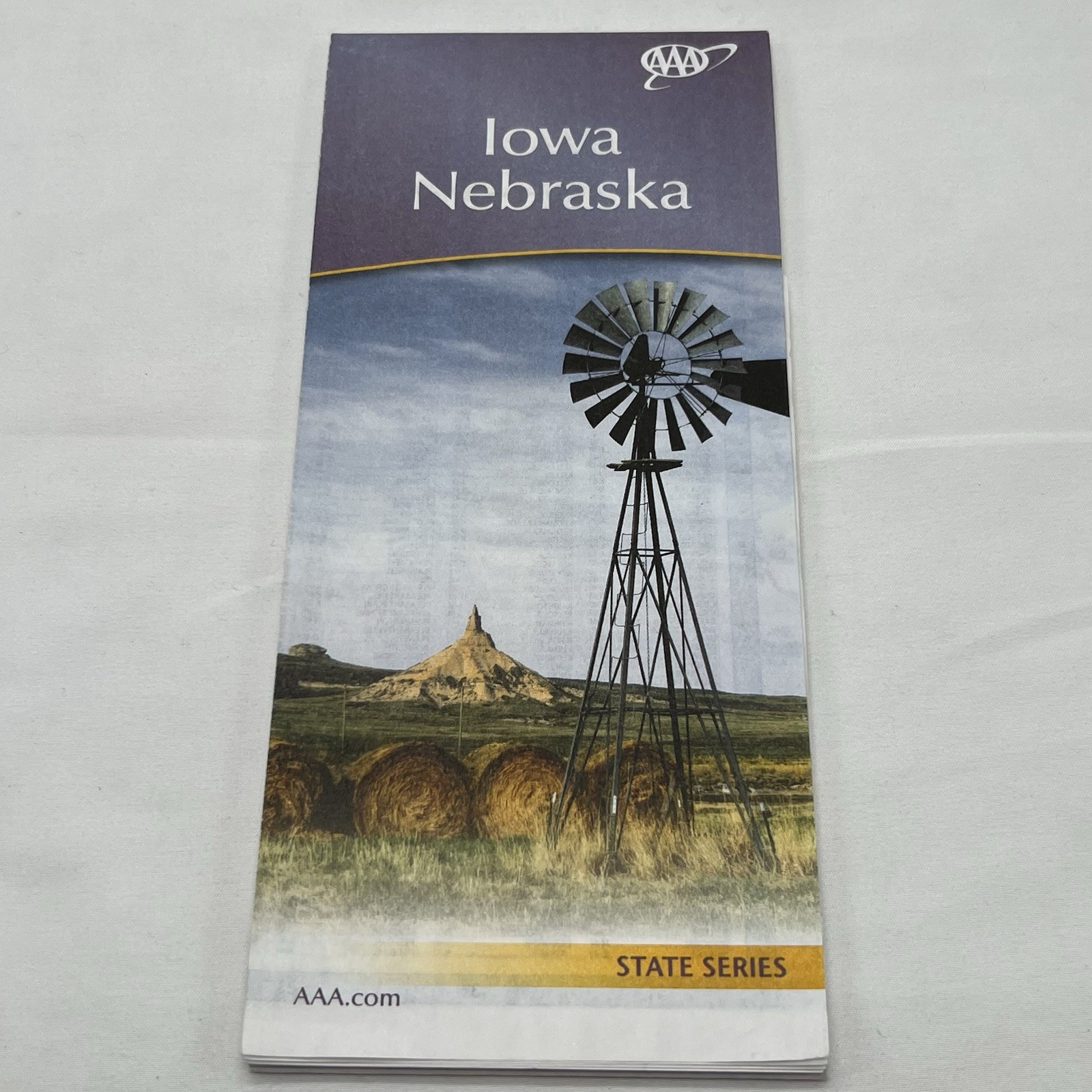 AAA Map Iowa Nebraska State Series 2017 Travel Map