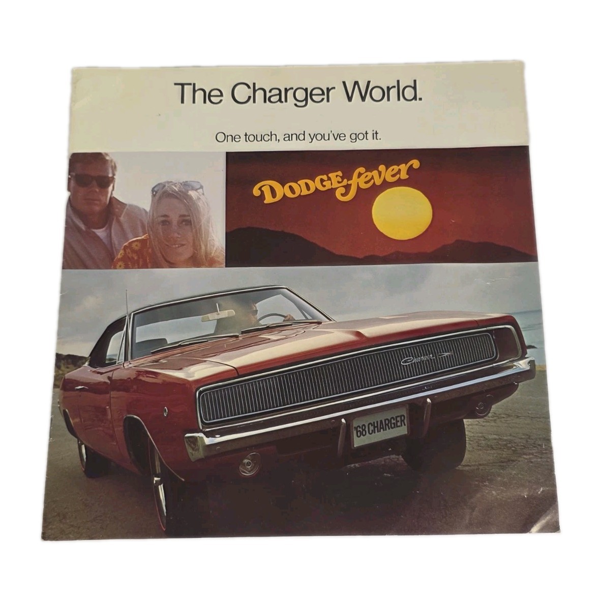 Original 1968 Dodge Charger Deluxe Sales Brochure 68 R/T
