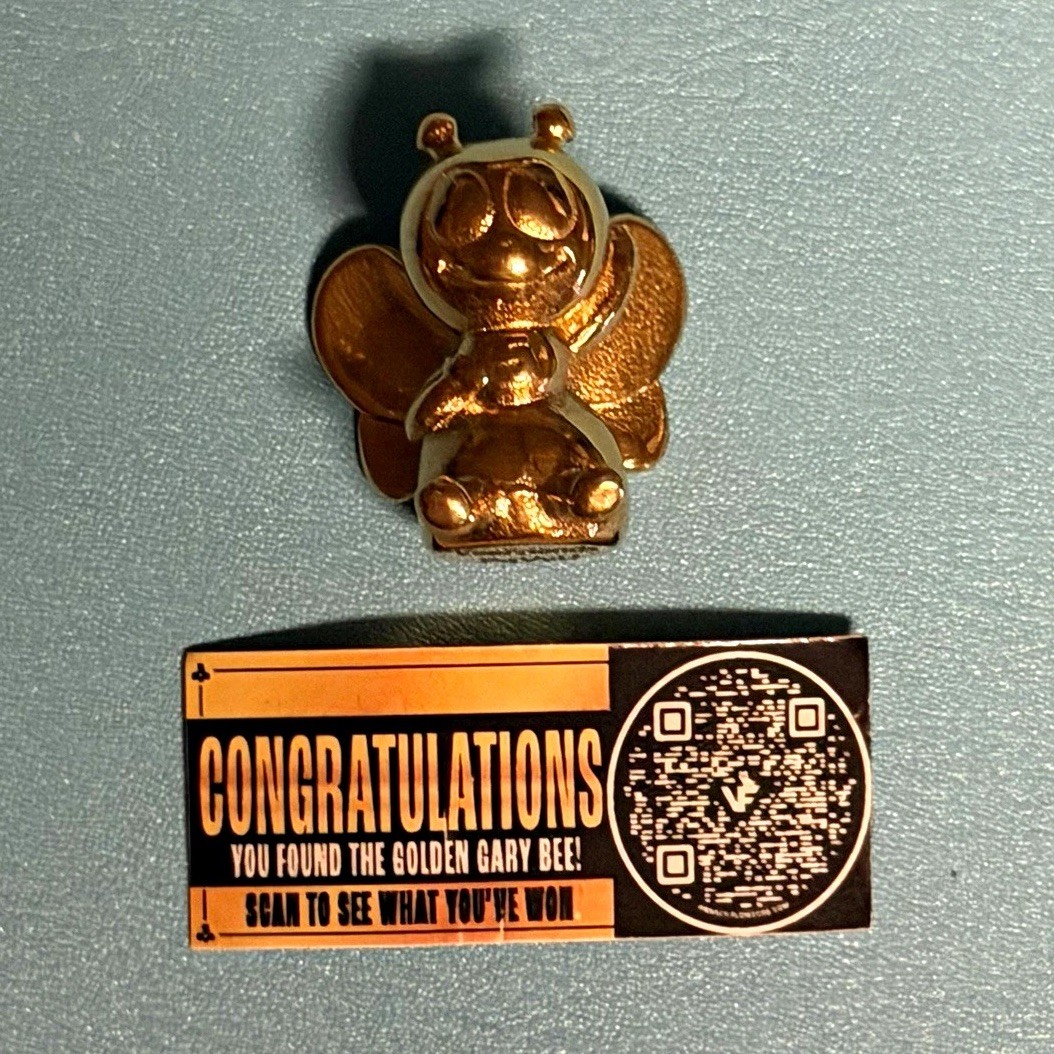 Veefriends Golden GaryBee metal veefriends Mini