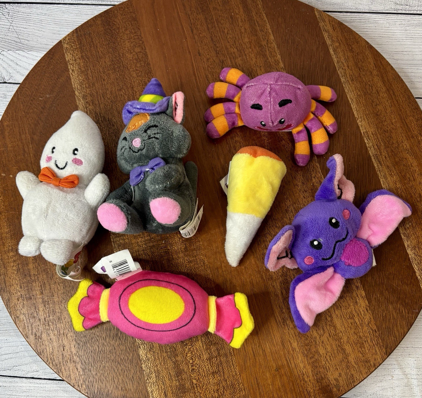 JOYIN 6 Halloween Plush Toy Party Favors Mini Stuffed Rare, EUC