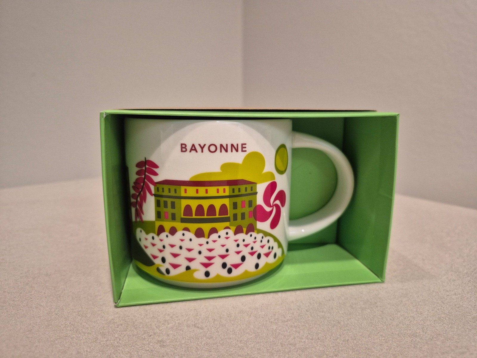 New Starbucks Bayonne Pyrénées-Atlantique France You Are Here 14 oz Mug Unused