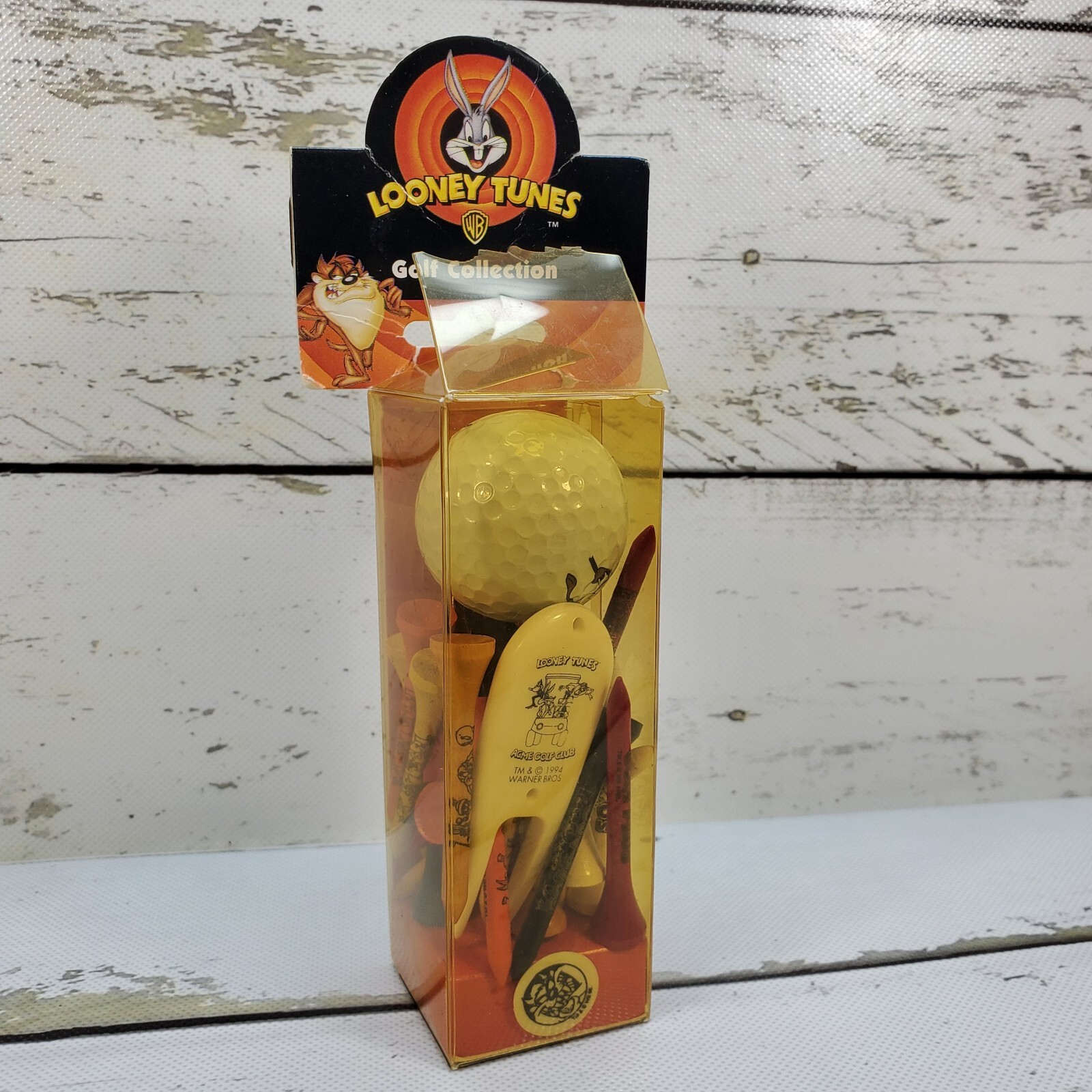 1997 Club De Golf Looney Tunes Golf Collection Ball Tees Fork Tasmanian Devil