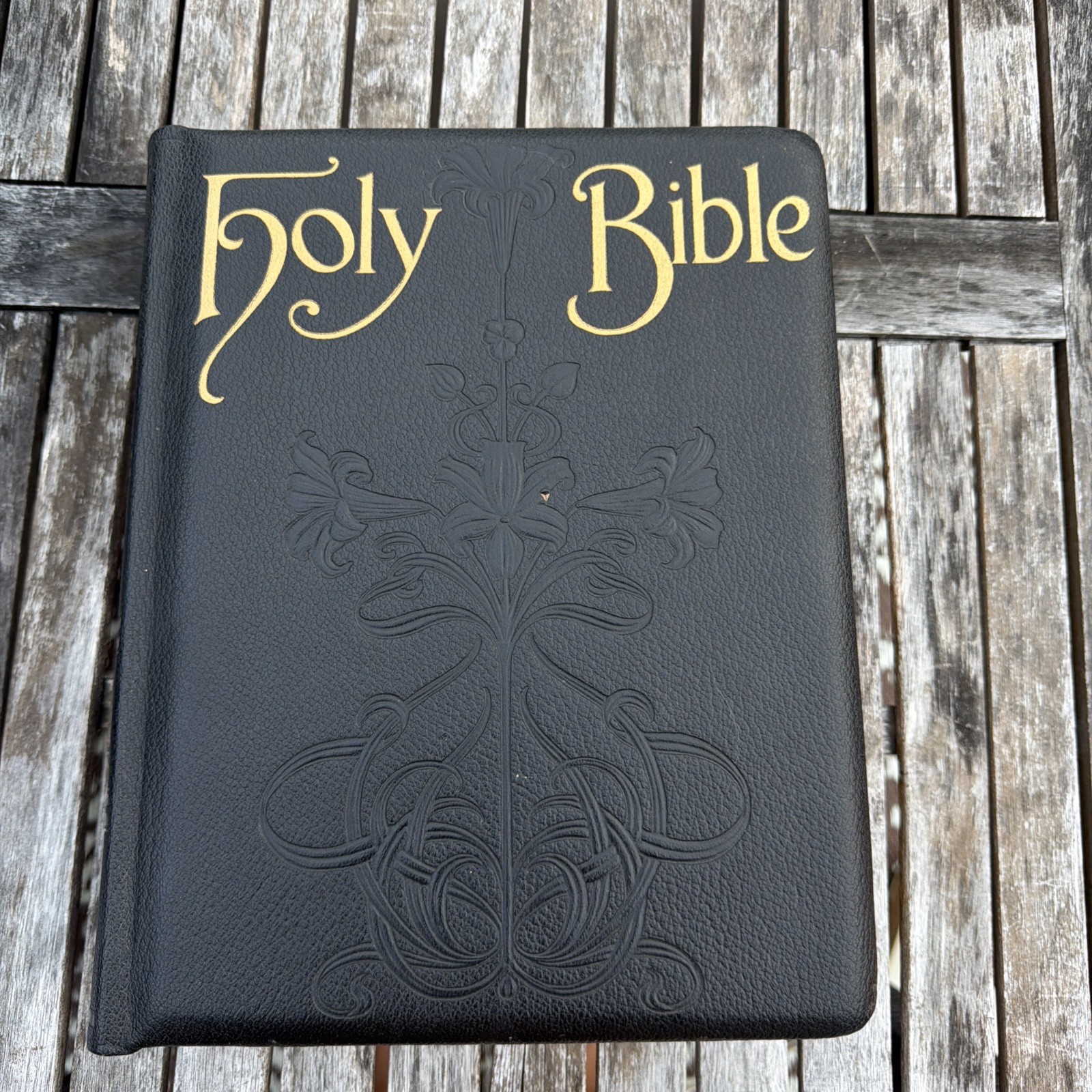 VINTAGE LARGE Holman Holy Bible Books Of The Old And New Testament Illustrated