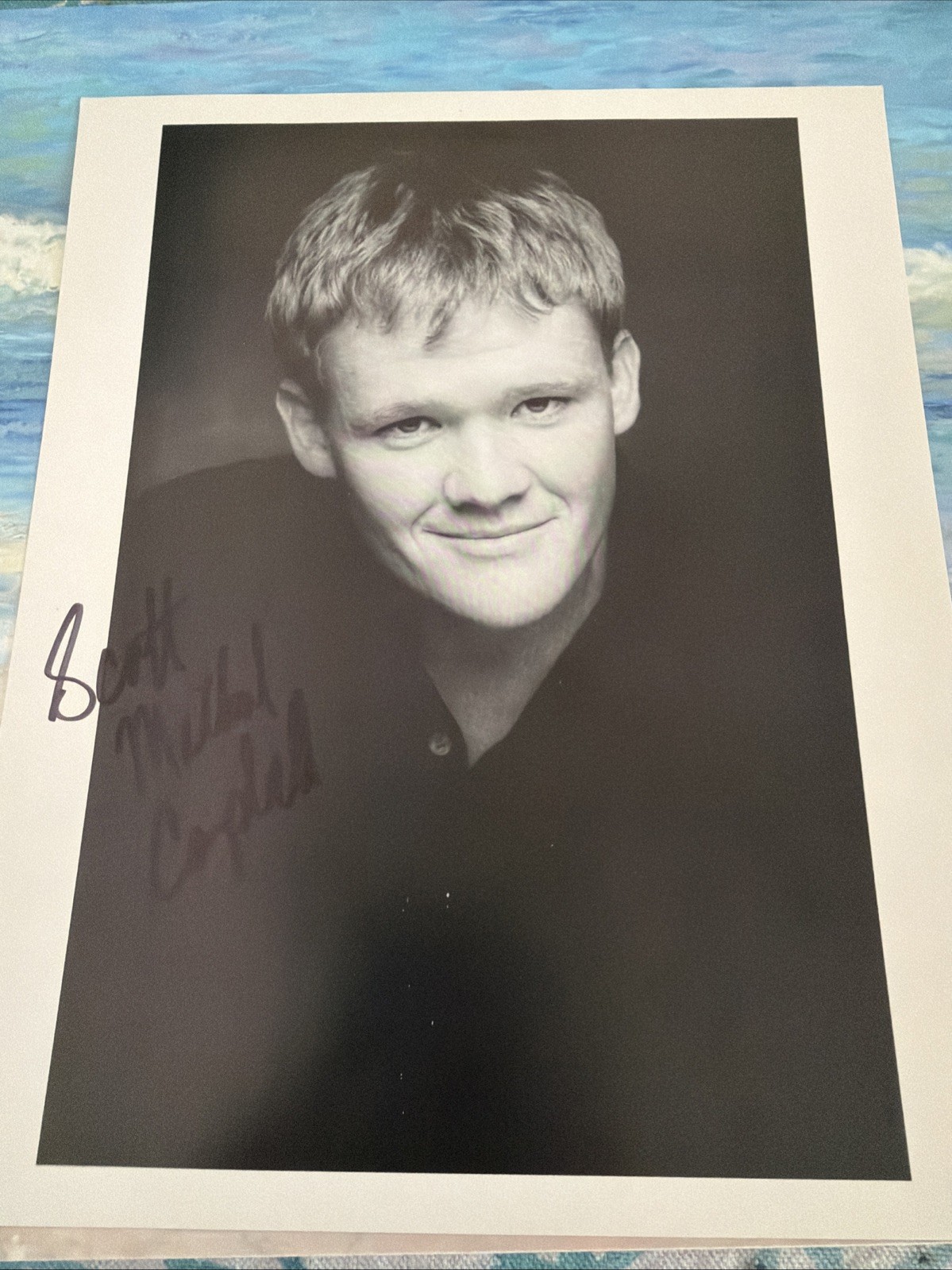Scott Michael Campbell head shot autographed photo signed 8x10 #1