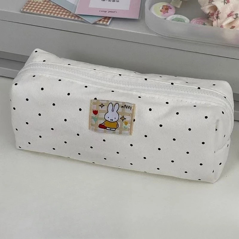 Large Capacity Cute Cartoon Pencil Case Portable Student Stationery Pouch