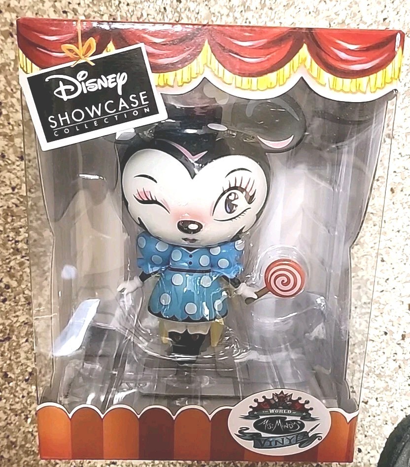 Disney Showcase World Of Miss Mindy Minnie Mouse Vinyl Blue Dress Disney Showcase World Of Miss Mindy Minnie Mouse Vinyl Blue Dress